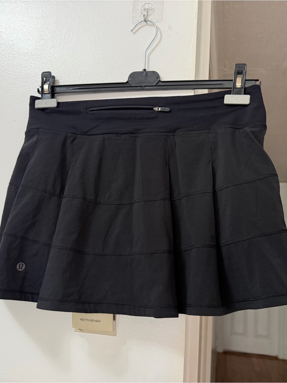 lululemon athletica Black Circle Skirt with Zipper Pocket
